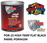 POR-15 HIGH TEMP FLAT BLACK 946ML POR44104 