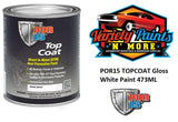 POR15 Topcoat Gloss White 473ml Paint 46808