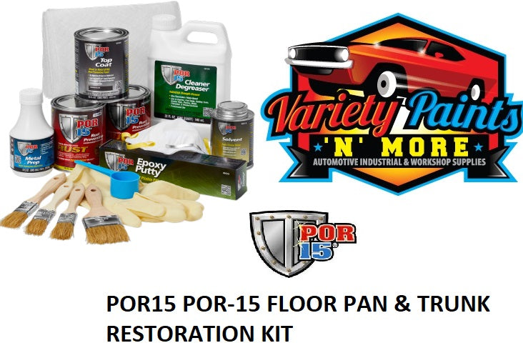 POR15 FLOOR PAN & TRUNK RESTORATION KIT