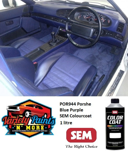 POR944 Porsche Blue Purple SEM Colourcoat Vinyl 1 Litre
