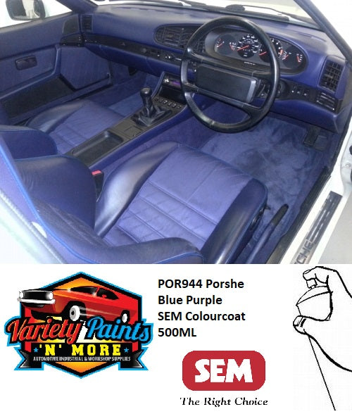 POR944 Porsche Blue Purple SEM Colourcoat Vinyl Aerosol 300 Grams