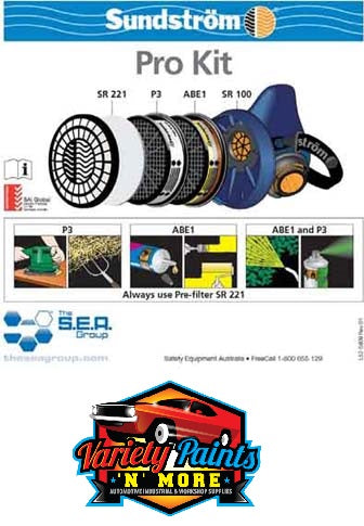 Sundstrom PRO Kit Silicon Haf Mask KIT