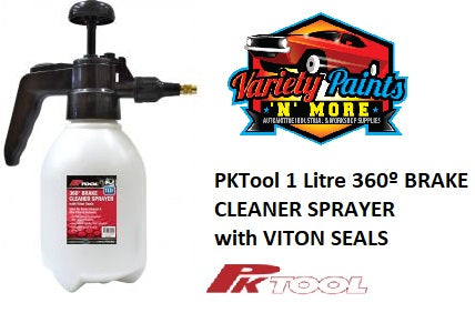 PKTool 1 Litre 360º BRAKE CLEANER SPRAYER with VITON SEALS