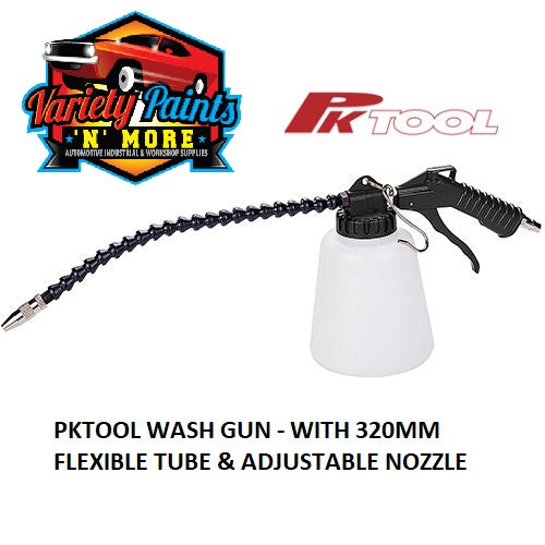 PKTool WASH GUN - WITH 320MM FLEXIBLE TUBE & ADJUSTABLE NOZZLE