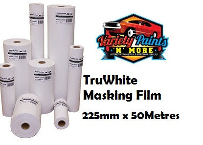 Truwhite Masking Film 225mm x 50 Metres