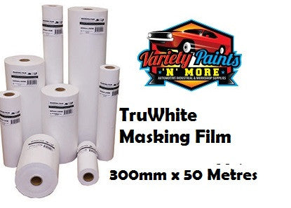Truwhite Masking Film 300mm x 50 Metres