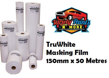 Truwhite Masking Film 150mm x 50 Metres