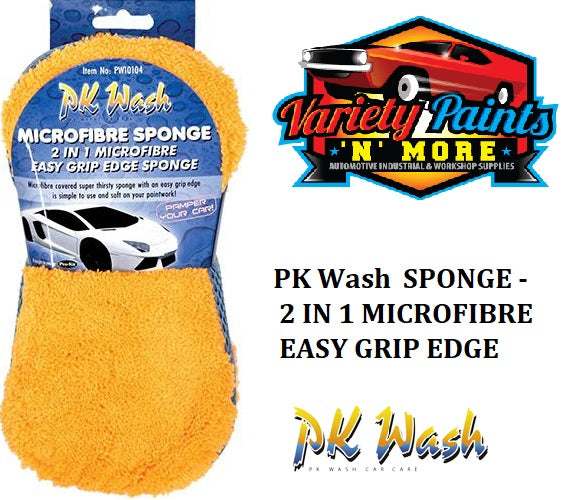 PK Wash  SPONGE - 2 IN 1 MICROFIBRE EASY GRIP EDGE