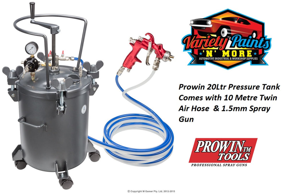 Prowin 20Ltr Pressure Tank Comes with 10mt hoses & 1.5mm Spray Gun