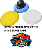 PK Wash POLISH APPLICATOR with 3 STAGE PADS 