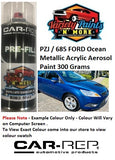 PZJ / 685 FORD Ocean Metallic Acrylic Aerosol Paint 300 Grams
