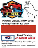 Palfinger Orange Gloss 2K Direct Gloss Enamel Spray Paint 300 Gram  