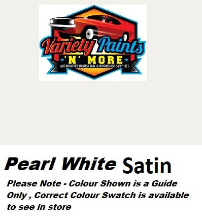 Pearl White Satin Powdercoat Spray Paint 300g S5117