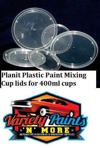 Planit Plastic Paint Mixing Cup lids for 400ml cups