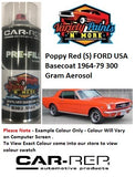 Poppy Red (S) FORD USA Basecoat 1969-75 Aerosol Paint 300 Grams