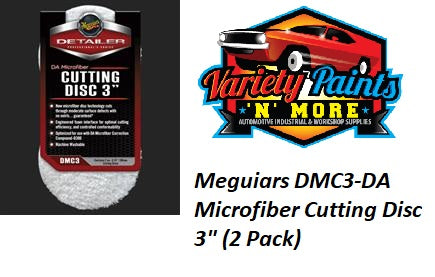 Meguiars DMC3-DA Microfiber Cutting Disc 3" (2 Pack)