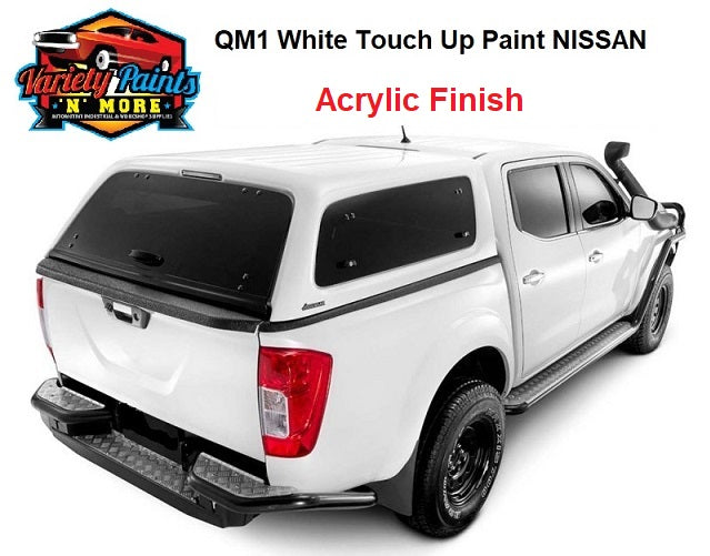 QM1 Nissan Fresh Powder White Standard Acrylic Aerosol Can Mix 300 Grams 2IS 32A