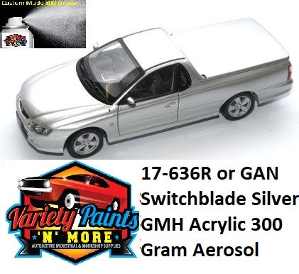 GAN OR 17-636R Switchblade Silver / Nitrate HOLDEN Acrylic Paint 300 Grams