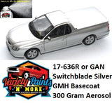 GAN OR 17-636R Switchblade Silver HOLDEN Basecoat Paint 300 Grams
