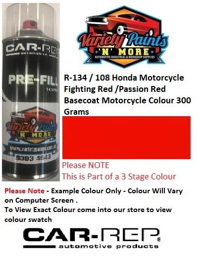 R-292 Honda Red Motorcycle   Basecoat Motorcycle Colour 300 Grams