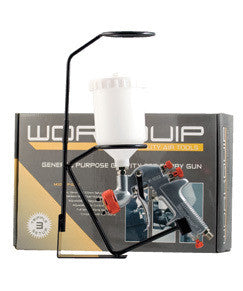 Workquip Gravity Fed Spray Gun P102G Includes Triple Set Up - 1.4 / 1.8 / 2.5 mm