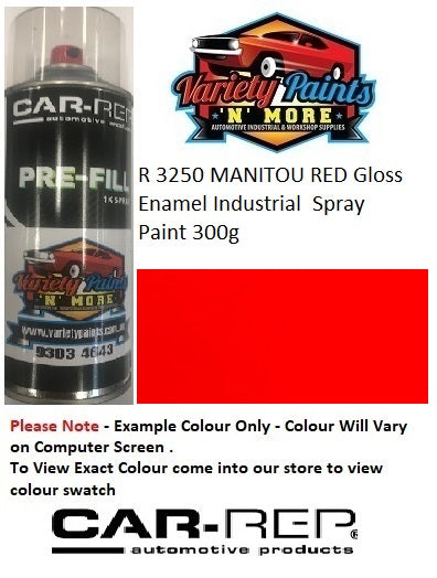 R 3250 MANITOU RED Gloss Enamel Industrial Spray Paint 300g