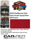 R5219 Halliburton Red Gloss Acrylic Spray Paint 300 Grams