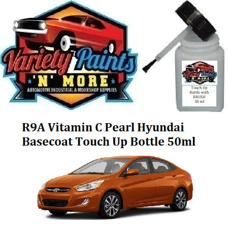 R9A Vitamin C Pearl Hyundai Basecoat Touch Up Bottle 50ml