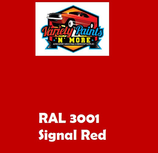 RAL3001 Signal Red Gloss Enamel  Spray Paint 2K Direct Gloss 300 Grams