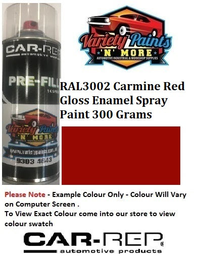 RAL3002 Carmine Red Gloss Enamel Spray Paint 300 Grams