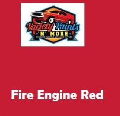 Fire Engine Red Custom Mixed Spray Paint