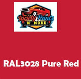 RAL 3028 Pure Red Custom Mixed Spray Paint 