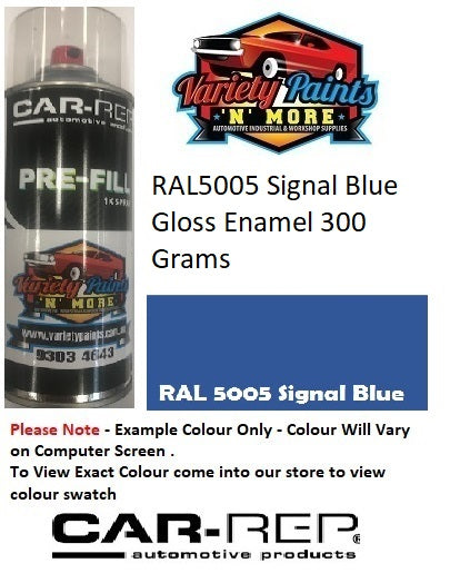 RAL5005 Signal blue GLOSS Enamel Spray Paint 300 Grams 40IS SH1