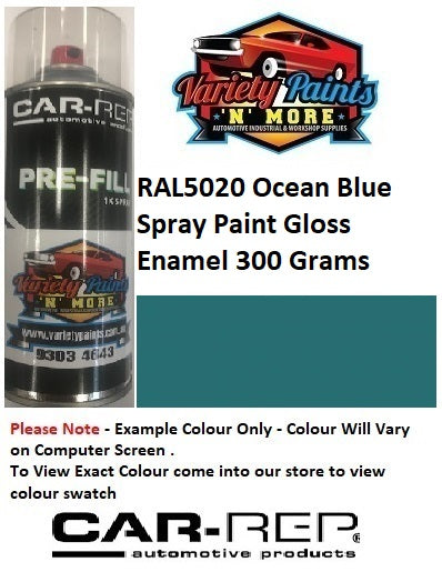 RAL5020 Ocean Blue Spray Paint Gloss Enamel 300 Grams