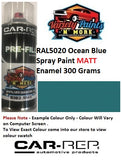 RAL5020 Ocean Blue Spray Paint MATT Enamel 300 Grams