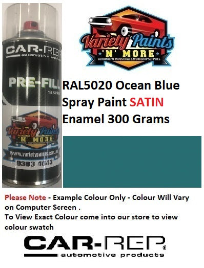 RAL5020 Ocean Blue Spray Paint SATIN Enamel 300 Grams