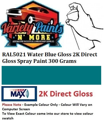 RAL5021 Water Blue Gloss 2K Direct Gloss Spray Paint 300 Grams