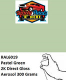 RAL6019 PASTEL Green 2K Direct Gloss Australian Standard Aerosol 300 Grams