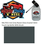RAL7011 Iron Grey Nason Gloss Enamel 50ml Touch Up Bottle With Brush