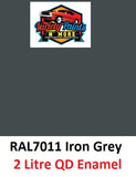 RAL7011 Iron Grey Gloss Enamel Nason Enamel 2 Litre