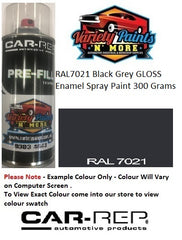 RAL7021 Black Grey Gloss Enamel Spray Paint 300 Grams 