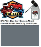 RAL7031 Blue Grey Custom Mixed GLOSS ENAMEL Touch Up Bottle 50ml
