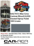 RAL7031 Blue Grey Custom Mixed GLOSS ENAMEL Spray Paint 300 Grams