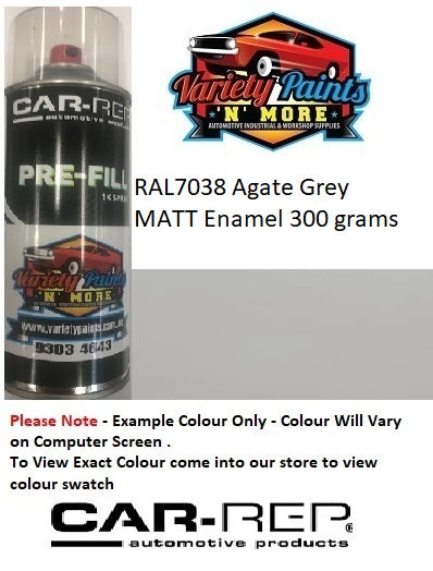 RAL7038 Agate Grey MATT Enamel Custom Mixed Spray Paint 300 GRAMS