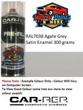 RAL7038 Agate Grey SATIN Enamel Custom Mixed Spray Paint 300g