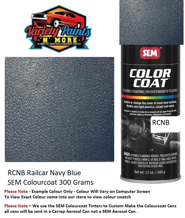 RCNB RAILCAR Navy Blue SEM Colourcoat Vinyl 300 Gram Aerosol
