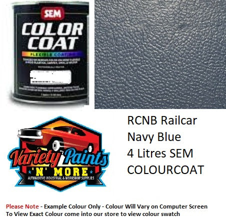 RCNB RAILCAR Navy Blue SEM Colourcoat Vinyl 4 Litres