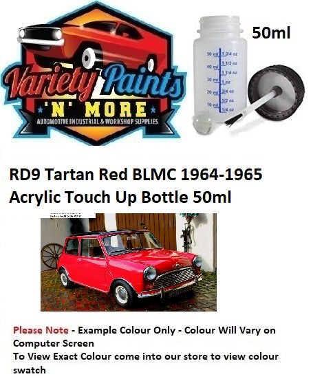 RD9 Tartan Red BLMC 1964-1965 Acrylic Touch Up Bottle 50ml