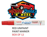 Unipaint RED Paint Marker Pen 2.2-2.8 mm Tip PX20RE  PACK OF 12