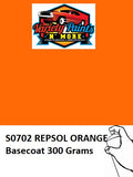 S0702 REPSOL Orange Basecoat CMP Aerosol Paint 300 Grams 